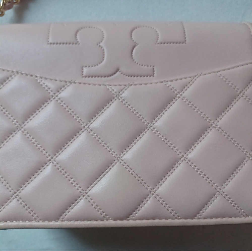 Tory Burch crossbody bag Savannah Combo Pink Quilted - Picture 4 of 11